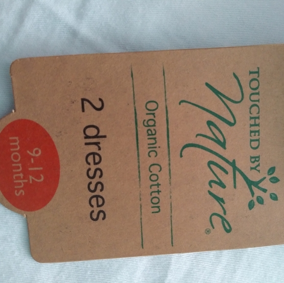 Touched By Nature 2 Dresses 9-12 month Cotton NWT - Picture 4 of 6